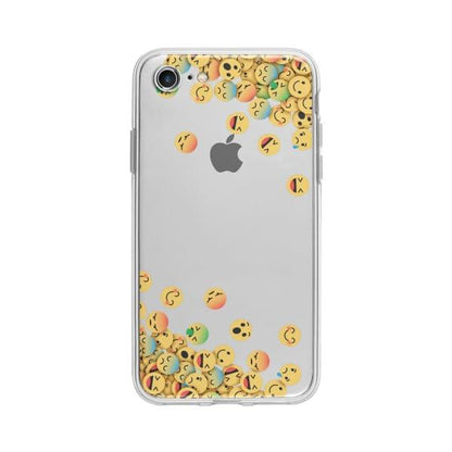 Coque Pour iPhone 7 Emojis Tombants - Coque Wiqeo 10€-15€, Estelle Adam, iPhone 7, Motif Wiqeo, Déstockeur de Coques Pour iPhone