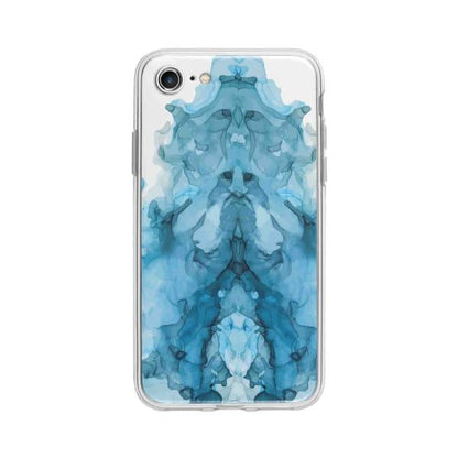 Coque Pour iPhone 7 Encre Bleu - Coque Wiqeo 10€-15€, Estelle Adam, iPhone 7, Motif Wiqeo, Déstockeur de Coques Pour iPhone