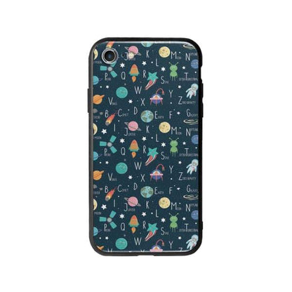 Coque Pour iPhone 7 Espace Alphabet - Coque Wiqeo 10€-15€, Estelle Adam, Illustration, iPhone 7, Motif Wiqeo, Déstockeur de Coques Pour iPhone