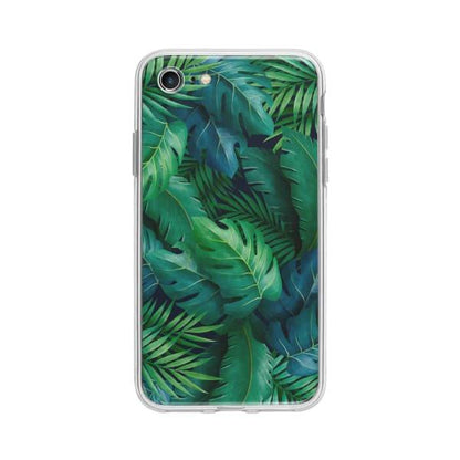 Coque Pour iPhone 7 Feuillage Tropical - Coque Wiqeo 10€-15€, Estelle Adam, Feuilles, iPhone 7, Motif Wiqeo, Déstockeur de Coques Pour iPhone