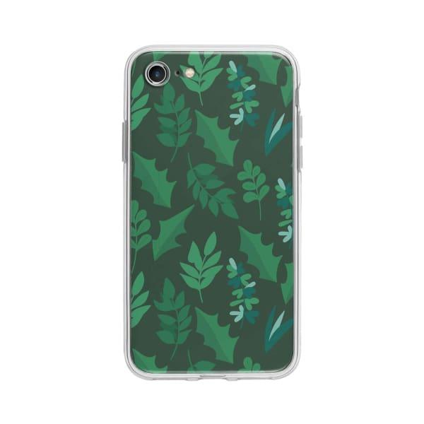 Coque Pour iPhone 7 Feuilles d'hiver - Coque Wiqeo 10€-15€, Estelle Adam, Feuilles, iPhone 7, Motif Wiqeo, Déstockeur de Coques Pour iPhone