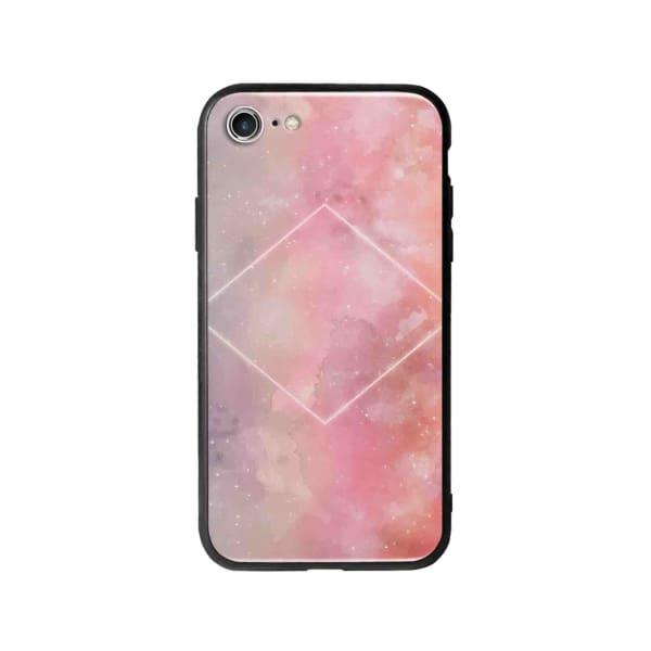 Coque Pour iPhone 7 Galaxie Rose - Coque Wiqeo 10€-15€, Estelle Adam, Illustration, iPhone 7, Motif Wiqeo, Déstockeur de Coques Pour iPhone