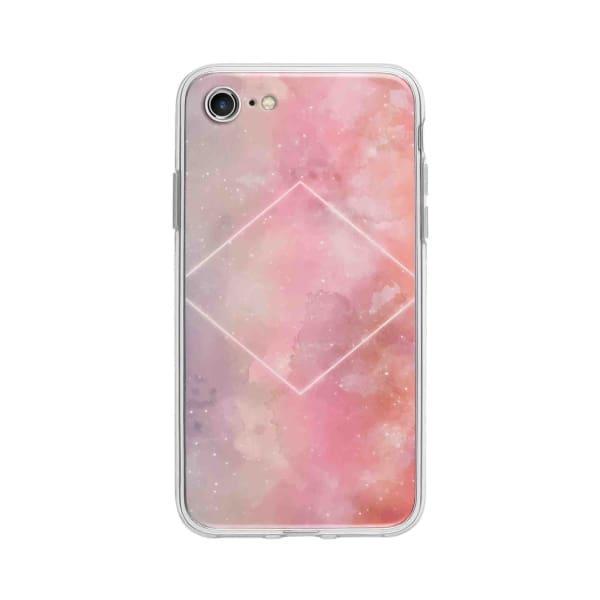 Coque Pour iPhone 7 Galaxie Rose - Coque Wiqeo 10€-15€, Estelle Adam, Illustration, iPhone 7, Motif Wiqeo, Déstockeur de Coques Pour iPhone