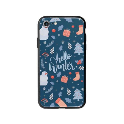 Coque Pour iPhone 7 "Hello Winter" - Coque Wiqeo 10€-15€, Estelle Adam, iPhone 7, Motif Wiqeo, Déstockeur de Coques Pour iPhone