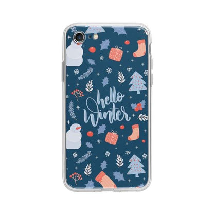 Coque Pour iPhone 7 "Hello Winter" - Coque Wiqeo 10€-15€, Estelle Adam, iPhone 7, Motif Wiqeo, Déstockeur de Coques Pour iPhone