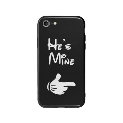 Coque Pour iPhone 7 "He's Mine" - Coque Wiqeo 10€-15€, Couple, iPhone 7, Mireille Lachapelle Wiqeo, Déstockeur de Coques Pour iPhone