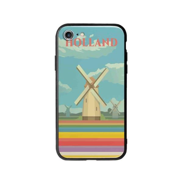 Coque Pour iPhone 7 Hollande - Coque Wiqeo 10€-15€, Illustration, iPhone 7, Robert Guillory, Voyage Wiqeo, Déstockeur de Coques Pour iPhone