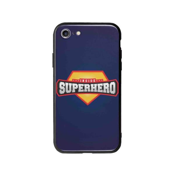 Coque Pour iPhone 7 "Inside Superhero" - Coque Wiqeo 10€-15€, Estelle Adam, Illustration, iPhone 7 Wiqeo, Déstockeur de Coques Pour iPhone