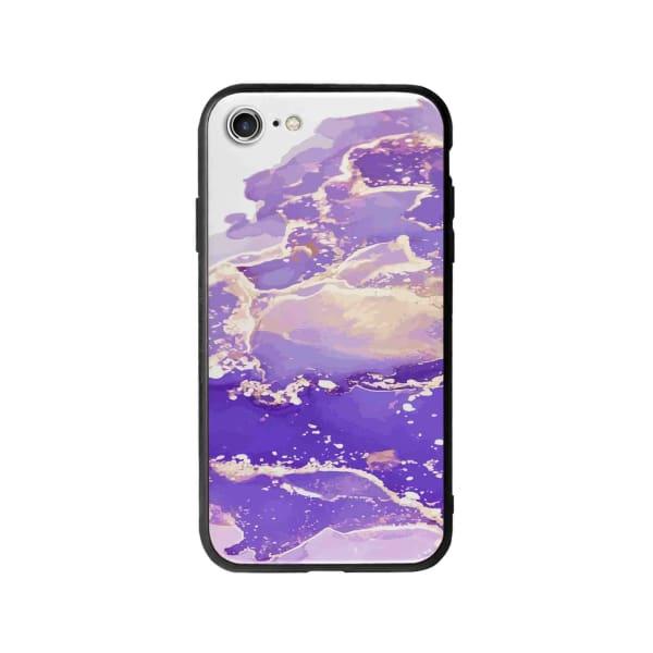 Coque Pour iPhone 7 Liquide Mauve - Coque Wiqeo 10€-15€, Estelle Adam, iPhone 7, Motif Wiqeo, Déstockeur de Coques Pour iPhone