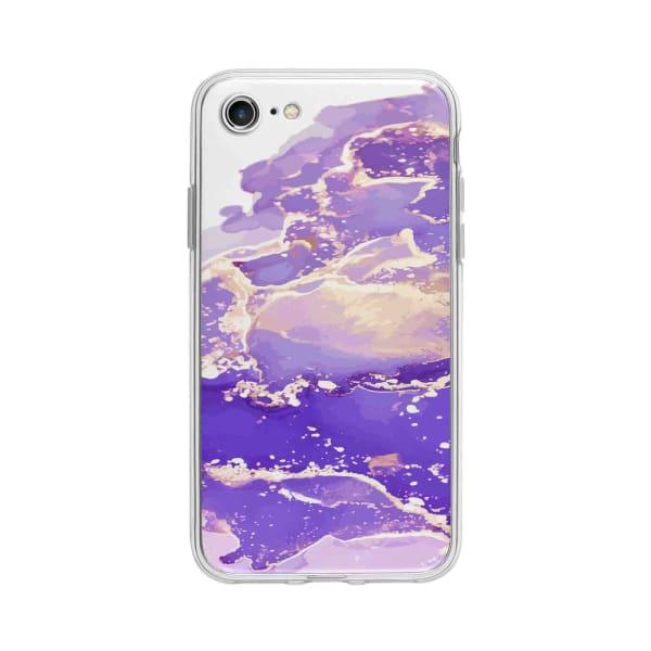 Coque Pour iPhone 7 Liquide Mauve - Coque Wiqeo 10€-15€, Estelle Adam, iPhone 7, Motif Wiqeo, Déstockeur de Coques Pour iPhone