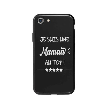 Coque Pour iPhone 7 "Maman au Top" - Coque Wiqeo 10€-15€, Géraud Fournier, iPhone 7, Mignon Wiqeo, Déstockeur de Coques Pour iPhone