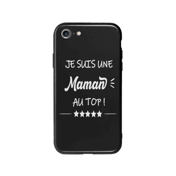 Coque Pour iPhone 7 "Maman au Top" - Coque Wiqeo 10€-15€, Géraud Fournier, iPhone 7, Mignon Wiqeo, Déstockeur de Coques Pour iPhone