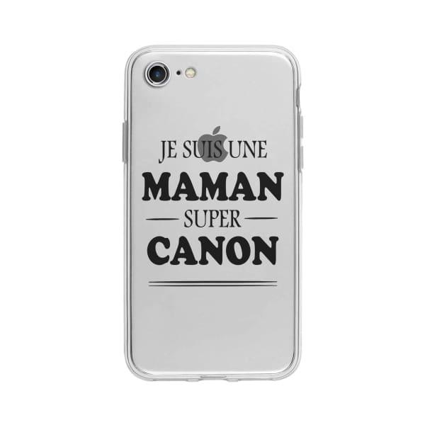 Coque Pour iPhone 7 "Maman Canon" - Coque Wiqeo 10€-15€, Géraud Fournier, iPhone 7, Mignon Wiqeo, Déstockeur de Coques Pour iPhone
