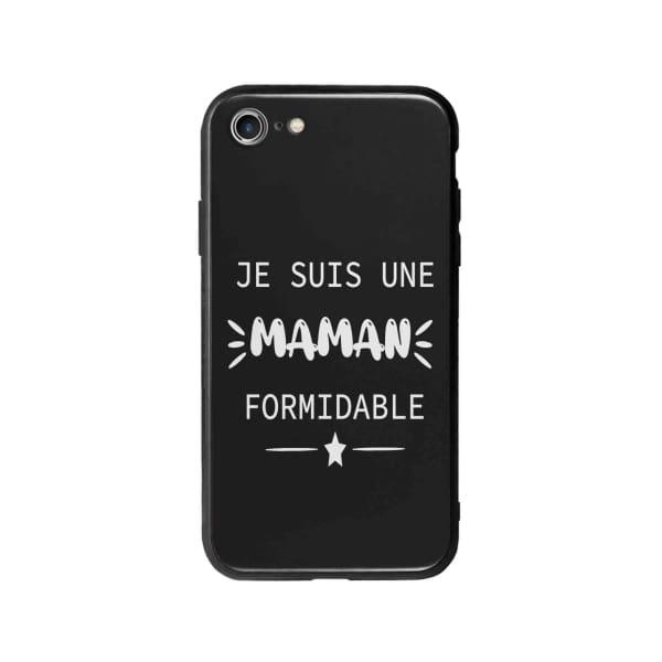 Coque Pour iPhone 7 "Maman Formidable" - Coque Wiqeo 10€-15€, Géraud Fournier, iPhone 7, Mignon Wiqeo, Déstockeur de Coques Pour iPhone