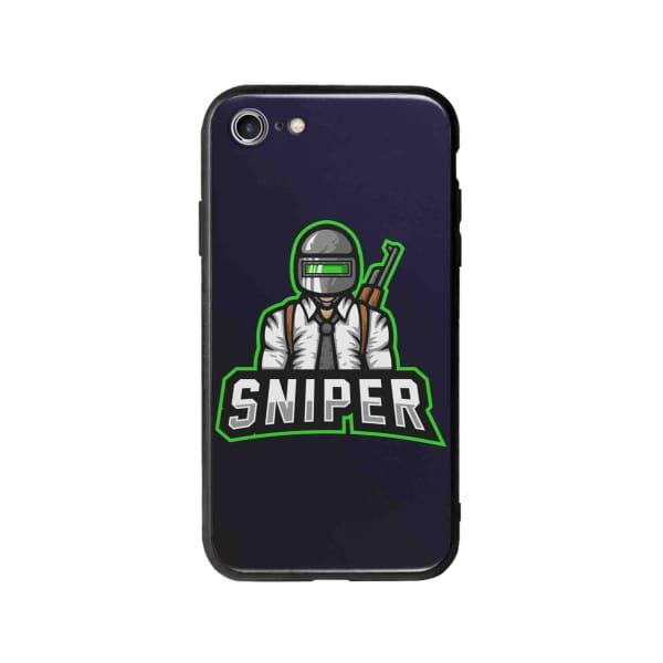 Coque Pour iPhone 7 Mascotte Sniper - Coque Wiqeo 10€-15€, Estelle Adam, Illustration, iPhone 7 Wiqeo, Déstockeur de Coques Pour iPhone