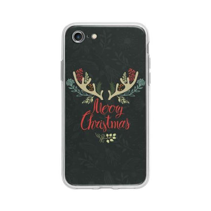 Coque Pour iPhone 7 "Merry Christmas" - Coque Wiqeo 10€-15€, Estelle Adam, Illustration, iPhone 7 Wiqeo, Déstockeur de Coques Pour iPhone