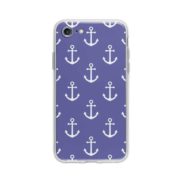 Coque Pour iPhone 7 Motif Ancres - Coque Wiqeo 10€-15€, Estelle Adam, iPhone 7, Motif Wiqeo, Déstockeur de Coques Pour iPhone