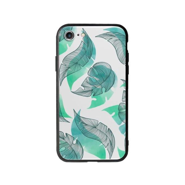 Coque Pour iPhone 7 Motif Feuilles - Coque Wiqeo 10€-15€, Estelle Adam, Feuilles, iPhone 7, Motif Wiqeo, Déstockeur de Coques Pour iPhone