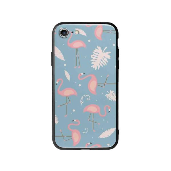 Coque Pour iPhone 7 Motif Flamant Rose - Coque Wiqeo 10€-15€, Estelle Adam, Feuilles, iPhone 7, Motif Wiqeo, Déstockeur de Coques Pour iPhone