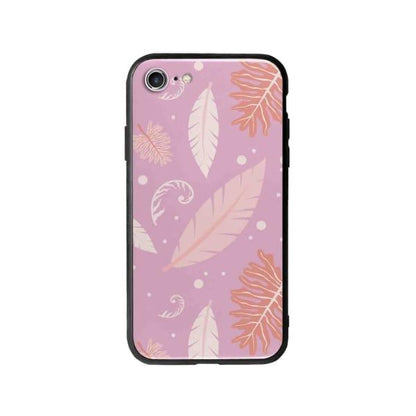 Coque Pour iPhone 7 Nature Rose - Coque Wiqeo 10€-15€, Estelle Adam, Feuilles, iPhone 7, Motif Wiqeo, Déstockeur de Coques Pour iPhone