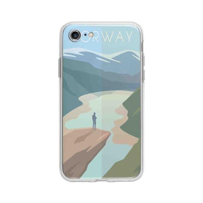 Coque Pour iPhone 7 Norvège - Coque Wiqeo 10€-15€, Illustration, iPhone 7, Robert Guillory, Voyage Wiqeo, Déstockeur de Coques Pour iPhone