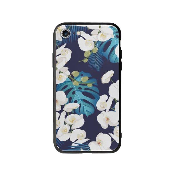 Coque Pour iPhone 7 Orchidée Tropicale - Coque Wiqeo 10€-15€, Albert Dupont, Fleur, iPhone 7, Motif Wiqeo, Déstockeur de Coques Pour iPhone