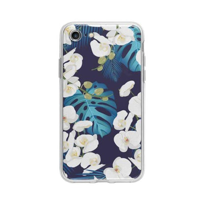 Coque Pour iPhone 7 Orchidée Tropicale - Coque Wiqeo 10€-15€, Albert Dupont, Fleur, iPhone 7, Motif Wiqeo, Déstockeur de Coques Pour iPhone