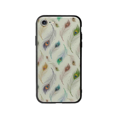 Coque Pour iPhone 7 Plumes de Paon - Coque Wiqeo 10€-15€, Estelle Adam, Illustration, iPhone 7, Motif Wiqeo, Déstockeur de Coques Pour iPhone