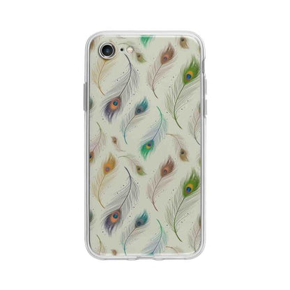 Coque Pour iPhone 7 Plumes de Paon - Coque Wiqeo 10€-15€, Estelle Adam, Illustration, iPhone 7, Motif Wiqeo, Déstockeur de Coques Pour iPhone