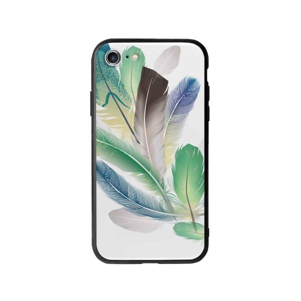 Coque Pour iPhone 7 Plumes - Coque Wiqeo 10€-15€, Estelle Adam, Illustration, iPhone 7 Wiqeo, Déstockeur de Coques Pour iPhone