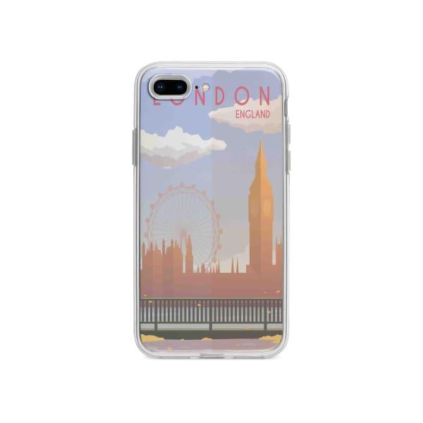 Coque Pour iPhone 7 Plus Big Ben & London Eye - Coque Wiqeo 10€-15€, Estelle Adam, Illustration, iPhone 7 Plus, Voyage Wiqeo, Déstockeur de Coques Pour iPhone