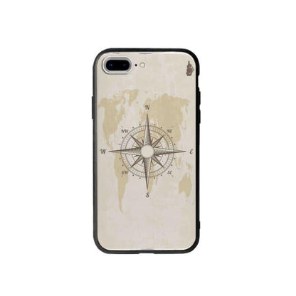 Coque Pour iPhone 7 Plus Boussole Nautique - Coque Wiqeo 10€-15€, Estelle Adam, Illustration, iPhone 7 Plus Wiqeo, Déstockeur de Coques Pour iPhone