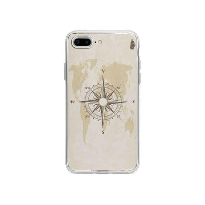 Coque Pour iPhone 7 Plus Boussole Nautique - Coque Wiqeo 10€-15€, Estelle Adam, Illustration, iPhone 7 Plus Wiqeo, Déstockeur de Coques Pour iPhone