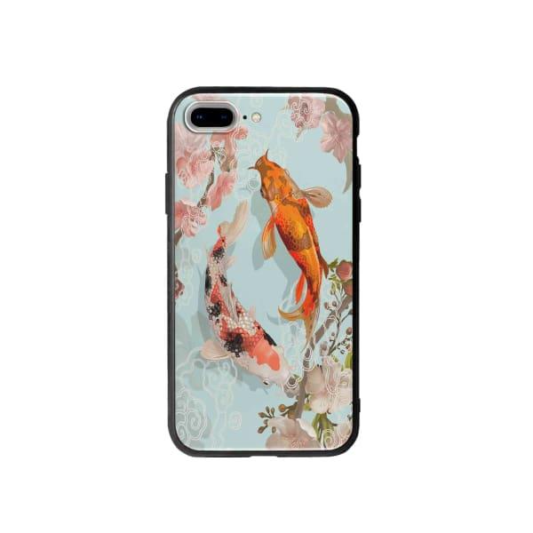 Coque Pour iPhone 7 Plus Carpes Koï - Coque Wiqeo 10€-15€, Estelle Adam, Illustration, iPhone 7 Plus Wiqeo, Déstockeur de Coques Pour iPhone