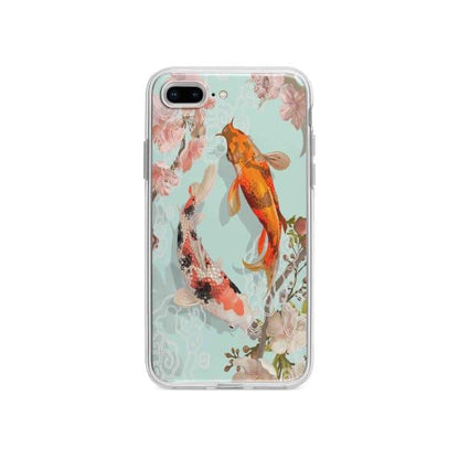 Coque Pour iPhone 7 Plus Carpes Koï - Coque Wiqeo 10€-15€, Estelle Adam, Illustration, iPhone 7 Plus Wiqeo, Déstockeur de Coques Pour iPhone