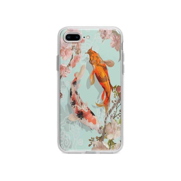 Coque Pour iPhone 7 Plus Carpes Koï - Coque Wiqeo 10€-15€, Estelle Adam, Illustration, iPhone 7 Plus Wiqeo, Déstockeur de Coques Pour iPhone