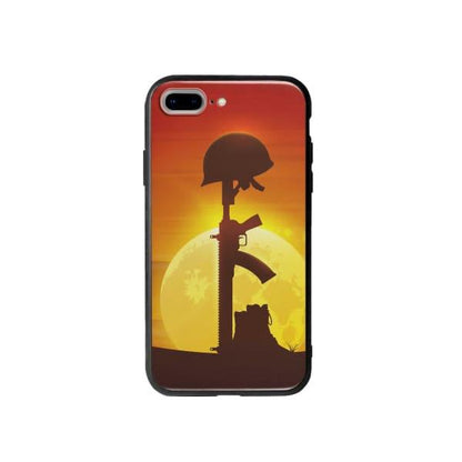 Coque Pour iPhone 7 Plus Casque et Fusil - Coque Wiqeo 10€-15€, Estelle Adam, Illustration, iPhone 7 Plus Wiqeo, Déstockeur de Coques Pour iPhone