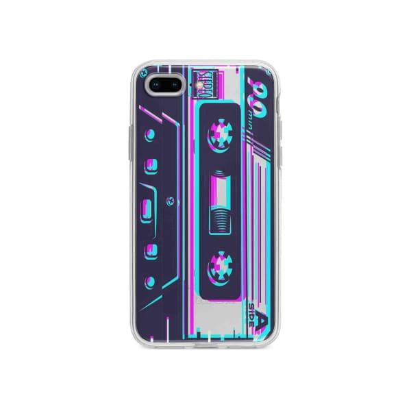 Coque Pour iPhone 7 Plus Cassette Glitché - Coque Wiqeo 10€-15€, Estelle Adam, Illustration, iPhone 7 Plus Wiqeo, Déstockeur de Coques Pour iPhone