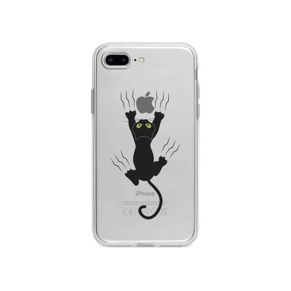 Coque Pour iPhone 7 Plus Chat Griffant - Coque Wiqeo 10€-15€, Géraud Fournier, Illustration, iPhone 7 Plus, Mignon Wiqeo, Déstockeur de Coques Pour iPhone