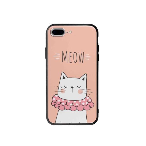 Coque Pour iPhone 7 Plus Chat Meow - Coque Wiqeo 10€-15€, Animaux, Géraud Fournier, iPhone 7 Plus, Mignon Wiqeo, Déstockeur de Coques Pour iPhone