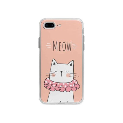 Coque Pour iPhone 7 Plus Chat Meow - Coque Wiqeo 10€-15€, Animaux, Géraud Fournier, iPhone 7 Plus, Mignon Wiqeo, Déstockeur de Coques Pour iPhone