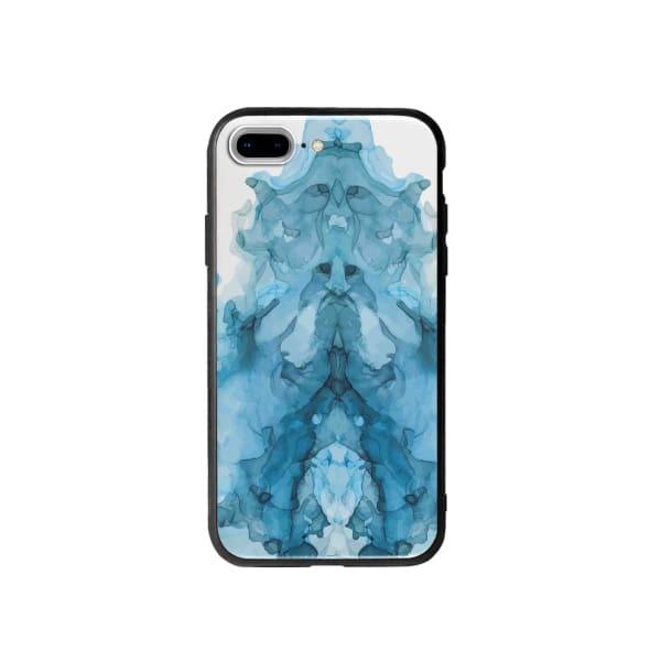 Coque Pour iPhone 7 Plus Encre Bleu - Coque Wiqeo 10€-15€, Estelle Adam, iPhone 7 Plus, Motif Wiqeo, Déstockeur de Coques Pour iPhone