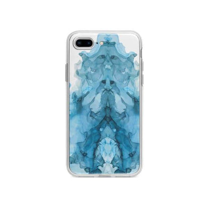 Coque Pour iPhone 7 Plus Encre Bleu - Coque Wiqeo 10€-15€, Estelle Adam, iPhone 7 Plus, Motif Wiqeo, Déstockeur de Coques Pour iPhone