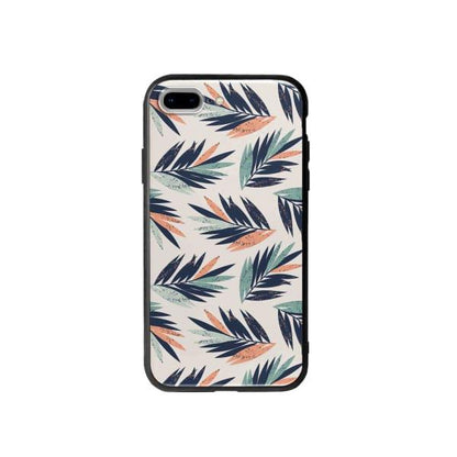 Coque Pour iPhone 7 Plus Feuilles Tropicales - Coque Wiqeo 10€-15€, Estelle Adam, Feuilles, iPhone 7 Plus, Motif Wiqeo, Déstockeur de Coques Pour iPhone