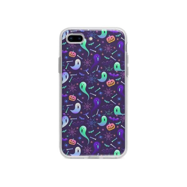 Coque Pour iPhone 7 Plus Halloween Fantôme - Coque Wiqeo 10€-15€, Estelle Adam, iPhone 7 Plus, Motif Wiqeo, Déstockeur de Coques Pour iPhone