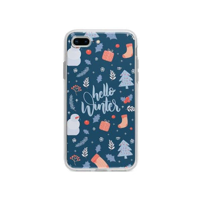 Coque Pour iPhone 7 Plus "Hello Winter" - Coque Wiqeo 10€-15€, Estelle Adam, iPhone 7 Plus, Motif Wiqeo, Déstockeur de Coques Pour iPhone