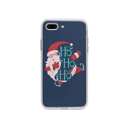 Coque Pour iPhone 7 Plus Ho Ho Ho Père Noël - Coque Wiqeo 10€-15€, Estelle Adam, iPhone 7 Plus, Motif, Noël Wiqeo, Déstockeur de Coques Pour iPhone