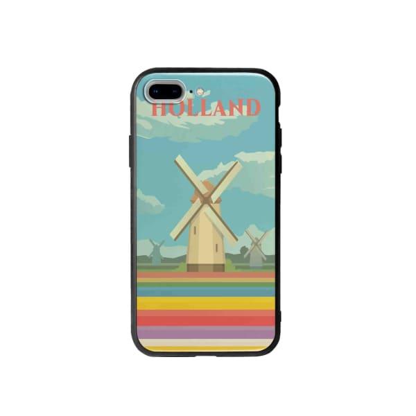 Coque Pour iPhone 7 Plus Hollande - Coque Wiqeo 10€-15€, Illustration, iPhone 7 Plus, Robert Guillory, Voyage Wiqeo, Déstockeur de Coques Pour iPhone