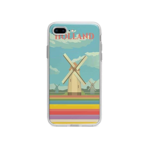 Coque Pour iPhone 7 Plus Hollande - Coque Wiqeo 10€-15€, Illustration, iPhone 7 Plus, Robert Guillory, Voyage Wiqeo, Déstockeur de Coques Pour iPhone