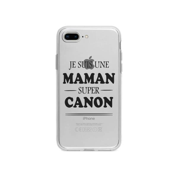 Coque Pour iPhone 7 Plus "Maman Canon" - Coque Wiqeo 10€-15€, Géraud Fournier, iPhone 7 Plus, Mignon Wiqeo, Déstockeur de Coques Pour iPhone